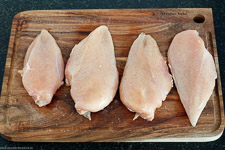 Hähnchen breast fillet with Parmesan crust